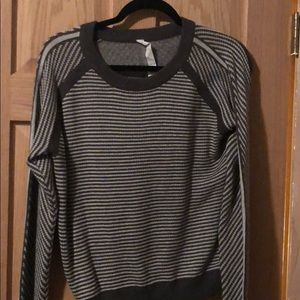Grey and tan lululemon sweater